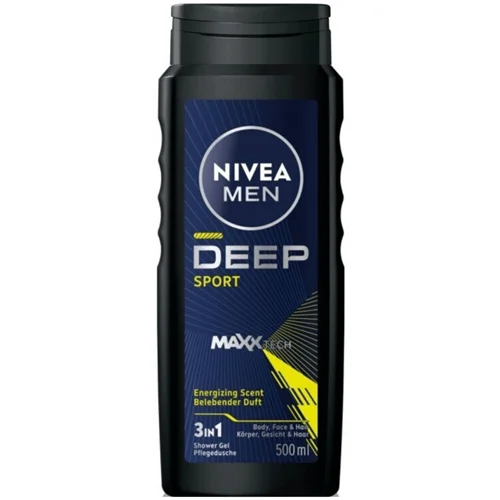 شامپو سر و بدن و صورت مردانه نیوآ مدل Deep Sport اورجینال