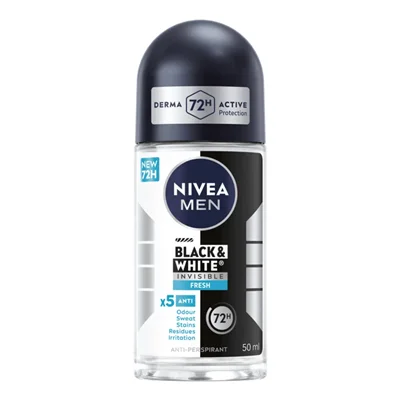 مام رول مردانه نیوآ مدل Black & White invisible Fresh اورجینال