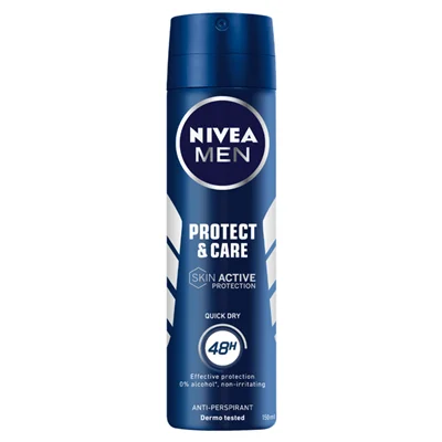 اسپری بدن مردانه نیوآ مدل Protect & Care اورجینال