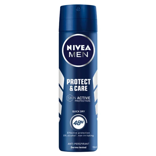 اسپری بدن مردانه نیوآ مدل Protect & Care اورجینال