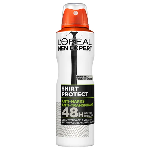 اسپری بدن مردانه لورآل مدل Shirt Protect اورجینال