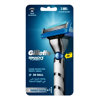 ژیلت مردانه مدل Mach 3 turbo اورجینال