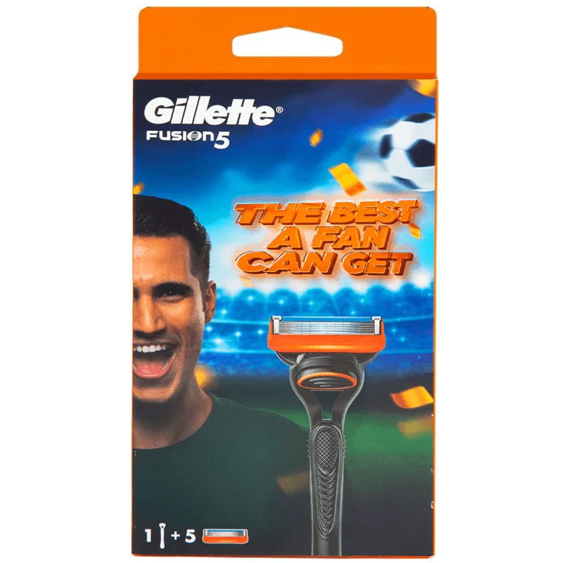 سِت اورجینال ژیلت مردانه مدل 5 Fusion به همراه 5 تیغ یدک