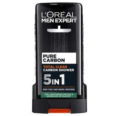 شامپو سر و بدن لورآل مدل Pure Carbon اورجینال