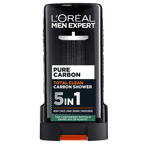 شامپو سر و بدن لورآل مدل Pure Carbon اورجینال