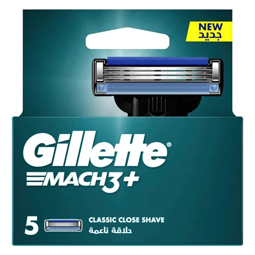 تیغ یدک ژیلت +Mach 3 بسته 5 عددی اورجینال