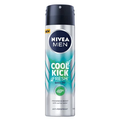 اسپری بدن مردانه نیوآ مدل Cool Kick Fresh اورجینال