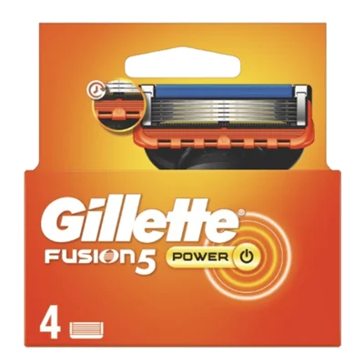 تیغ یدک ژیلت Fusion 5 Power بسته 4 عددی اورجینال