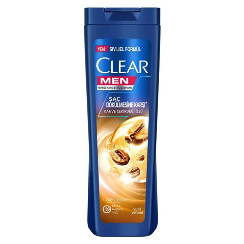شامپو کلییِر (CLEAR) مردانه مدل قهوه (SAÇ DÖKÜLMESİNE KARŞI) اورجینال ترکیه