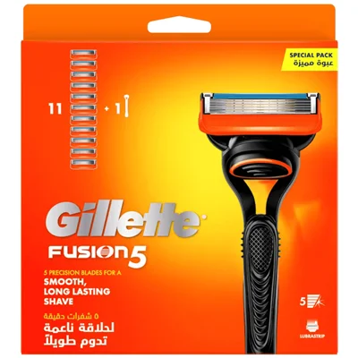 سِت اورجینال ژیلت مردانه مدل 5 Fusion به همراه 11 تیغ یدک