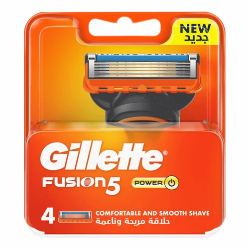 تیغ یدک ژیلت Fusion 5 Power بسته 4 عددی اورجینال