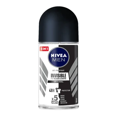 مام رول مردانه نیوآ مدل Black & White invisible اورجینال