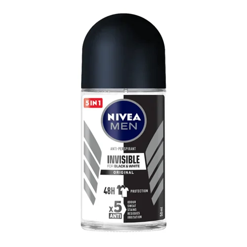 مام رول مردانه نیوآ مدل Black & White invisible اورجینال
