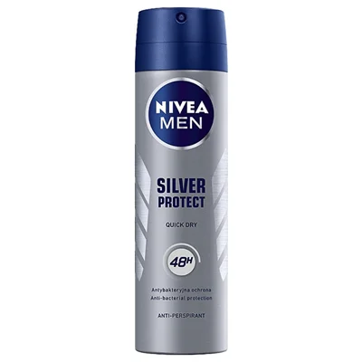 اسپری بدن مردانه نیوآ مدل Silver Protect اورجینال