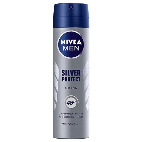 اسپری بدن مردانه نیوآ مدل Silver Protect اورجینال