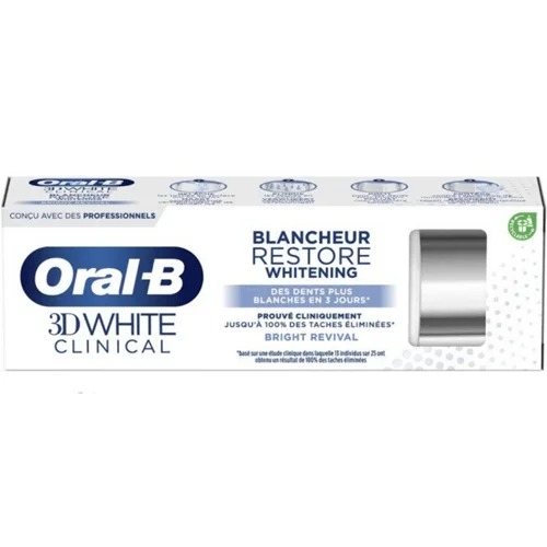 خمیر دندان اورال بی مدل 3D White Clinical اورجینال